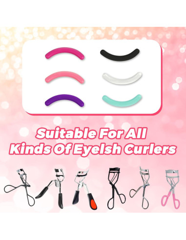 30 Almohadillas de Silicona para Rizador de Pestañas Piriuuo