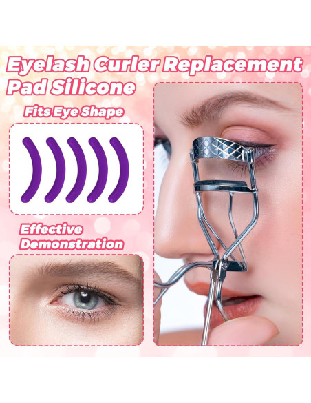 30 Almohadillas de Silicona para Rizador de Pestañas Piriuuo