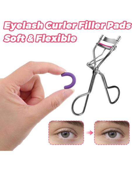 30 Almohadillas de Silicona para Rizador de Pestañas Piriuuo