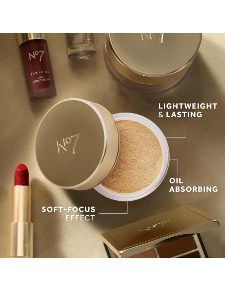 Polvo Suelto Fijador No7 Pro Artist 26.9 g - Translúcido