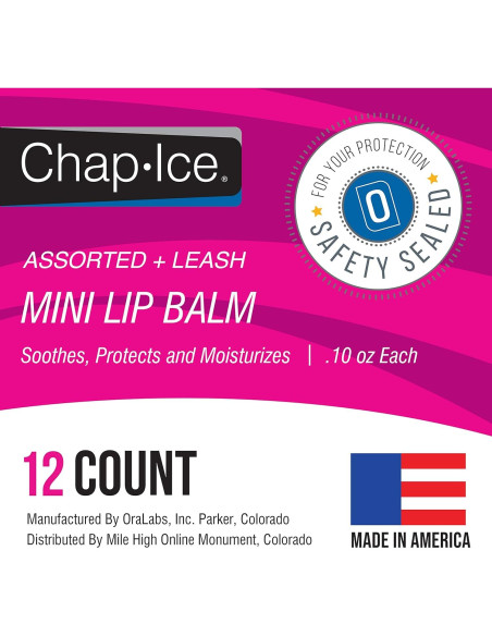 Bálsamo Labial Variado Chap-Ice 12 Mini Contenedores 2.83g