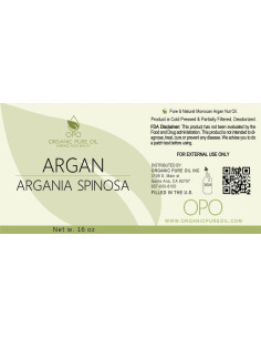 Aceite de Argán Puro Organic Pure Oil 453.6 g - Hidratante Cabello y Piel 2