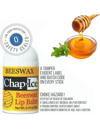 Bálsamo Labial Variado Chap-Ice 12 Mini Contenedores 2.83g