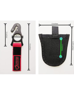 Arnés de Seguridad para Parapente y Paracaidismo Haihong Rojo/Negro 2