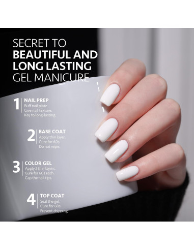 Kit de Esmalte de Uñas GAOY Vals Elegante 3 Colores 16ml