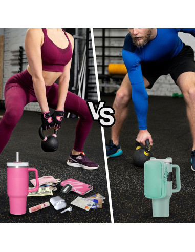 Funda para Botella de Agua ORTHANC Rosa Claro - Neopreno