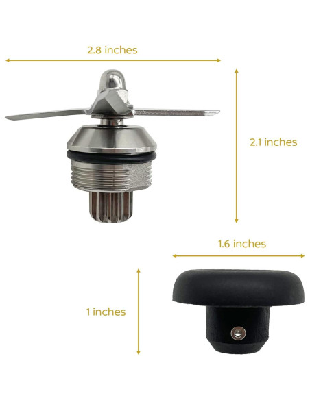 Cuchilla Húmeda de Reemplazo Gernsen para Vitamix 64oz y 32oz