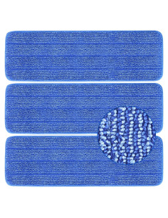 Paquete de 3 almohadillas de limpieza Onesimus 46x13.5 cm