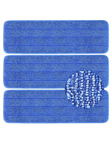 Paquete de 3 almohadillas de limpieza Onesimus 46x13.5 cm