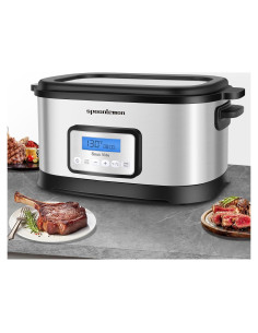 Cocedor Sous Vide Spoonlemon 6 Cuartos Acero Inoxidable 520W