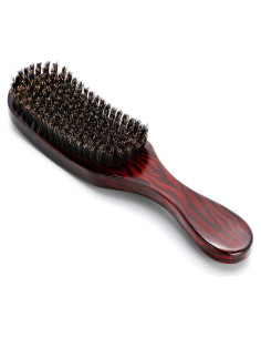 Cepillo de Cerdas de Jabalí Haofy para Cabello Grueso y Rizado