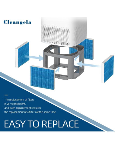 Paquete de 8 Filtros de Reemplazo para Humidificador LEVOIT 6000S