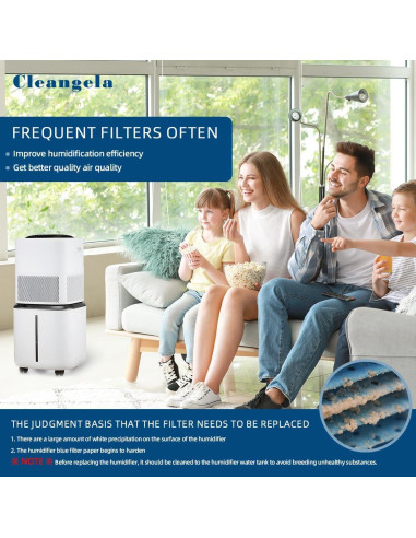 Paquete de 8 Filtros de Reemplazo para Humidificador LEVOIT 6000S