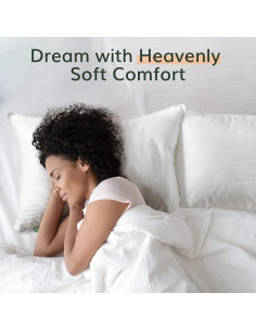 Almohadas Premium Fern y Willow - Juego de 2 - 91cm x 51cm - Suave y Fresca 2