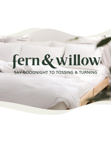 Almohadas Premium Fern y Willow - Juego de 2 - 91cm x 51cm - Suave y Fresca