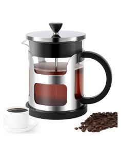 Cafetera Prensa Francesa COPOTEA 1L Vidrio Acero Inoxidable
