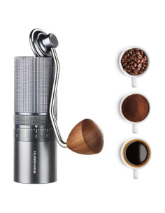 Molinillo de Café Manual Beansmith M1 - Acero Inoxidable, 30g