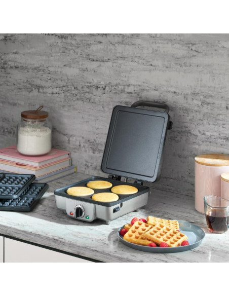 Máquina de Waffles Belgas Cuisinart WAF-300P1 Acero Inoxidable