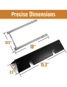 Piezas de Repuesto para Parrilla Weber Spirit II 200 - 4 Pzas 2