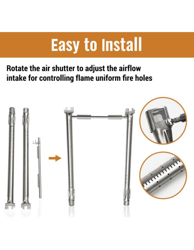 Piezas de Repuesto para Parrilla Weber Spirit II 200 - 4 Pzas