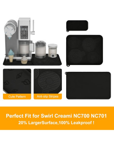 Paquete de 3 Tapetes de Silicona Antideslizantes Kangbo para Ninja Swirl 2