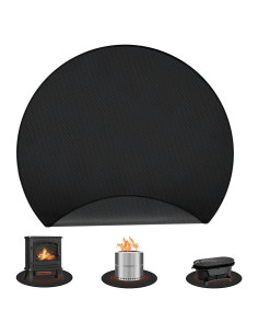 Alfombrilla Redonda a Prueba de Fuego 91cm para Fogata Solo Stove
