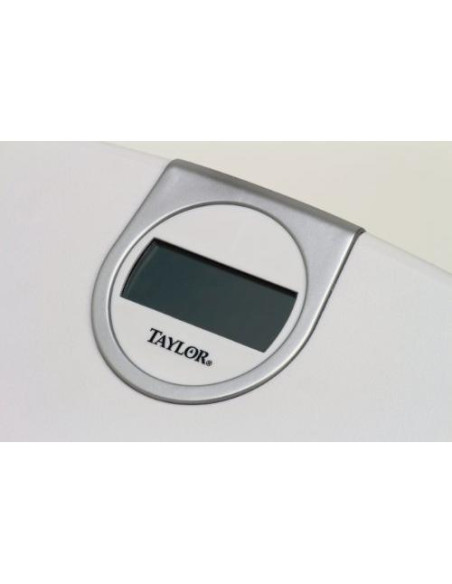 Escala de Baño Digital Taylor 150 kg LCD Blanca 29.2x29.6 cm