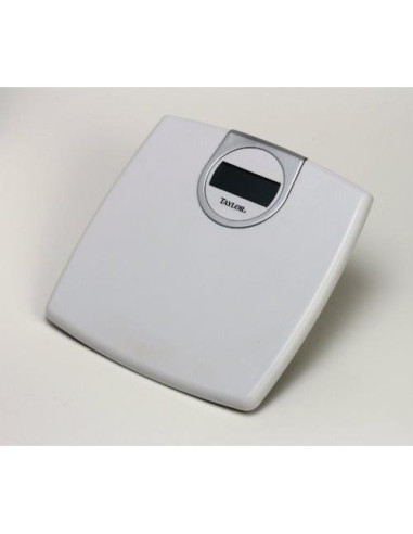 Escala de Baño Digital Taylor 150 kg LCD Blanca 29.2x29.6 cm