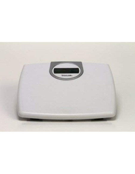 Escala de Baño Digital Taylor 150 kg LCD Blanca 29.2x29.6 cm