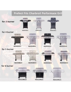 Piezas de Repuesto para Parrilla Charbroil 4 y 5 Quemadores 2