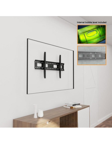 Soporte de Pared Delgado ShopSmart para TV 37" a 90" Negro