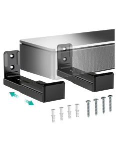 Soporte Universal para Barra de Sonido WALI SLK202 Negro 15 kg