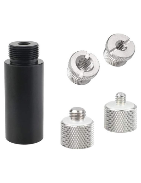 Varilla y Adaptadores CAMVATE 5/8"-27 para Micrófono Blue Yeti