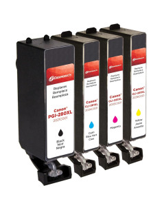 Cartuchos de tinta remanufacturados Dataproducts PGI-281XL CLI-281XL 4 colores 2