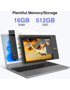 Laptop BiTECOOL NikoBook 15.6" FHD, 16GB RAM, 512GB SSD 2