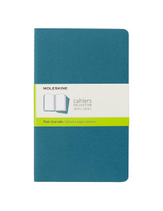Cuaderno Moleskine Cahier Grande Liso Negro Juego de 3