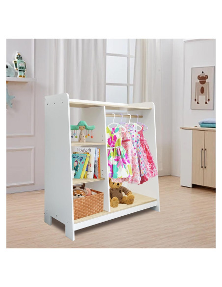 Armario Colgante Abierto Sholramo KA01A Blanco 84x38x90cm