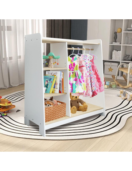 Armario Colgante Abierto Sholramo KA01A Blanco 84x38x90cm