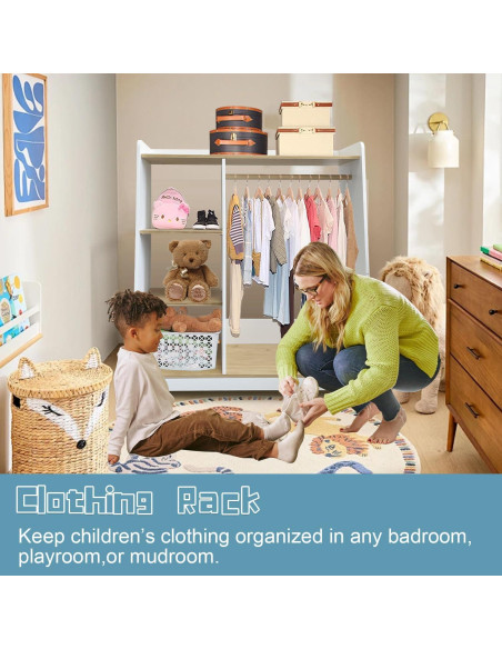 Armario Colgante Abierto Sholramo KA01A Blanco 84x38x90cm