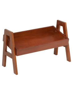 Estante Apilable Ajustable ECR4Kids Nogal Oscuro 65.4x30.5cm