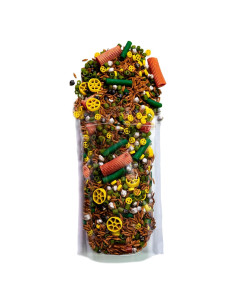 Relleno Sensorial de Construcción Juguetes Abiertos 8 Tazas