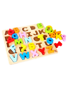 Rompecabezas de Alfabeto de Madera Hape - Juguete Educativo