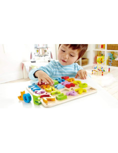 Rompecabezas de Alfabeto de Madera Hape - Juguete Educativo 2