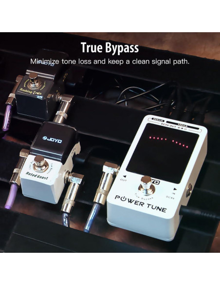 JOYO Power Tune JF-18R Fuente de Alimentación y Afinador 9V