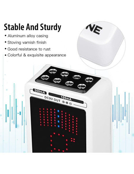 JOYO Power Tune JF-18R Fuente de Alimentación y Afinador 9V