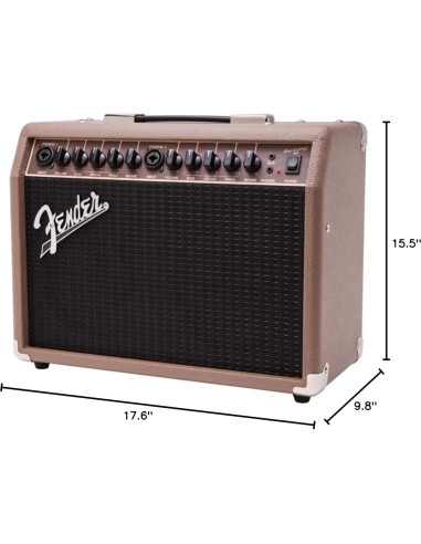 Amplificador Acoustasonic Fender 40W para guitarra acústica