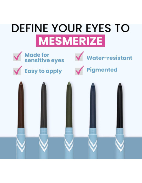 Delineador PrimeEyes Glide Negro - Resistente al Agua y Larga Duración Delineador PrimeEyes Glide Negro - Resistente al Agua y Larga Duración