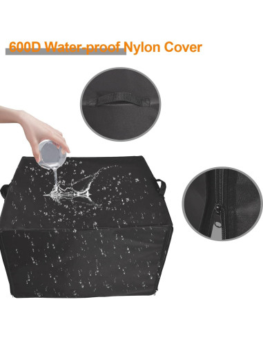 Funda Protectora Antiestática para Impresora Brother Negra