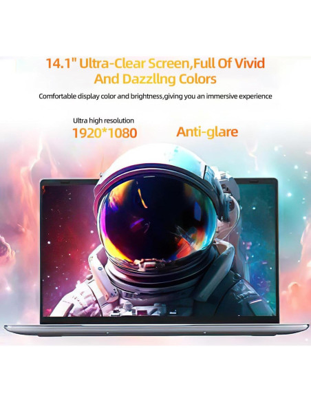 Laptop SAIWAN A1407N 14.1" FHD 6GB RAM 128GB Gris Oscuro