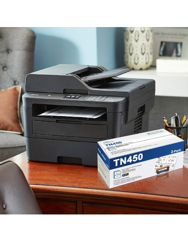 Cartucho de Tóner Negro TN-450 Aluminio 2-Pack Alto Rendimiento